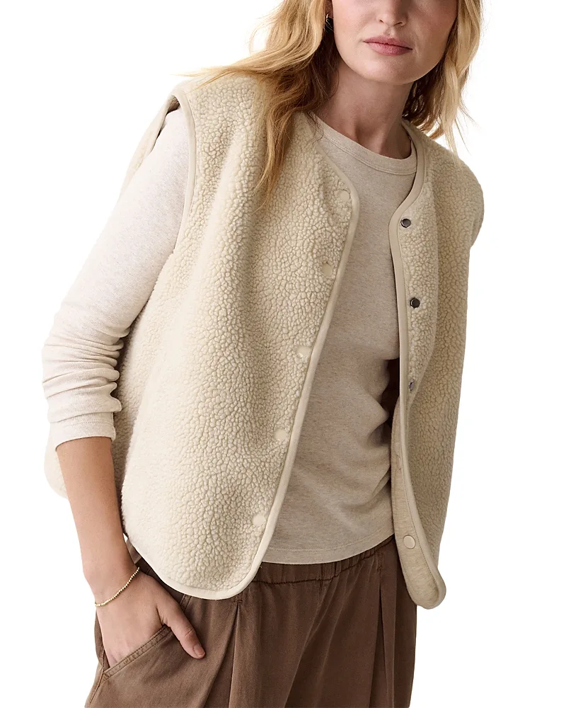 Mila Reversible Vest by Marine Layer