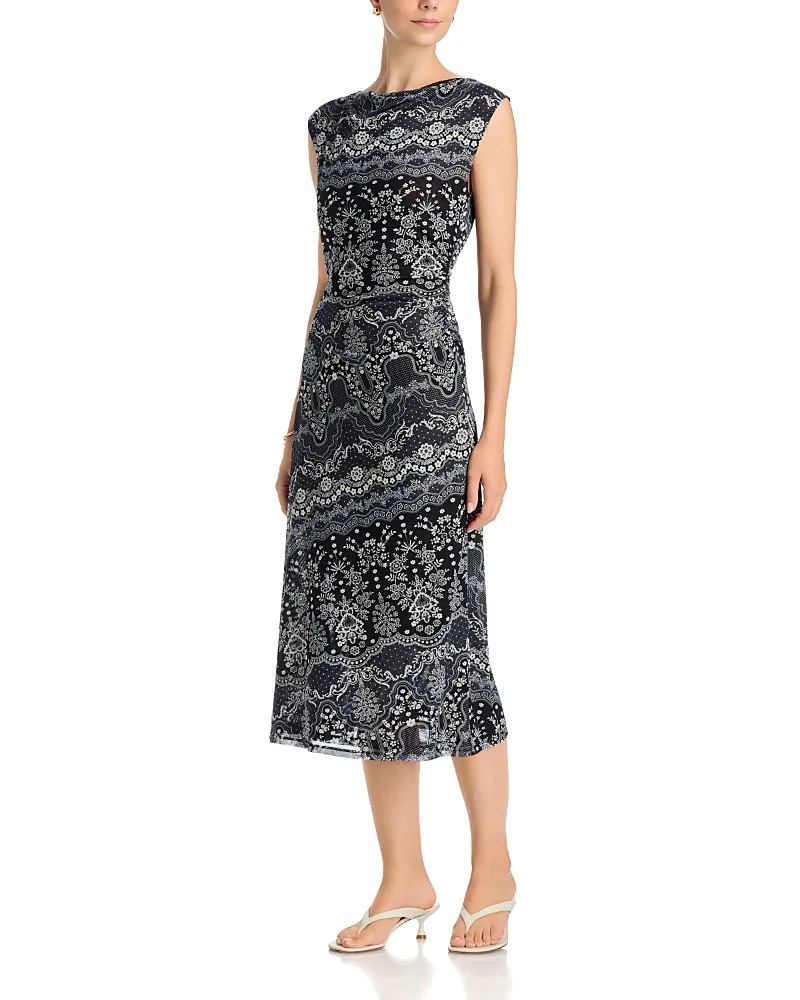 Leyla Sleeveless Midi Dress by Johnny Was