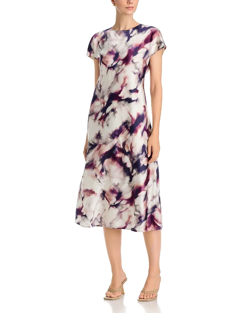 Bias Cut Dolman Sleeve Midi Dress by Johnny Was