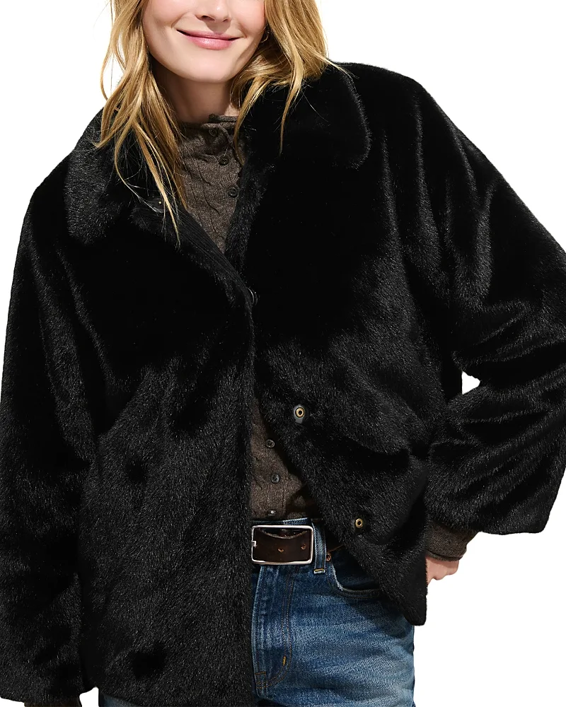 Duane St Faux Fur Jacket by Alex Mill