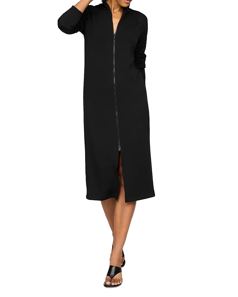 AirEssentials Pintuck Zip Front Maxi Dress by SPANX