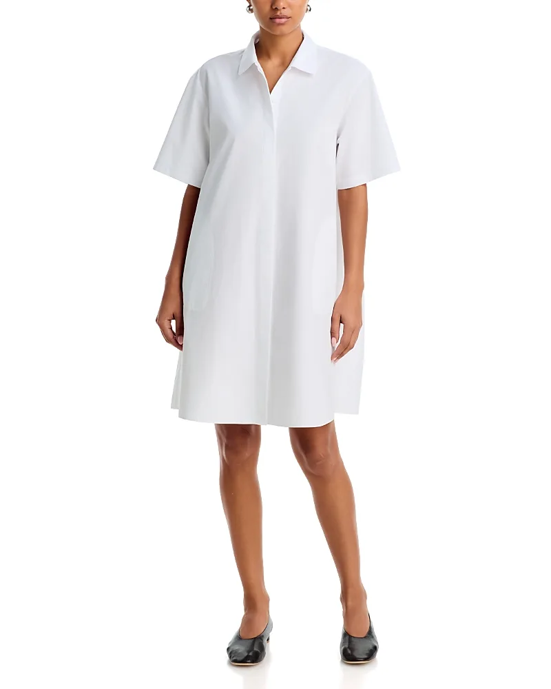 Lafayette 148 New York Pleated Back Shirtdress by Lafayette 148 New York