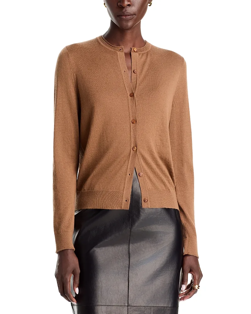 Lafayette 148 New York Crewneck Cashmere Cardigan by Lafayette 148 New York