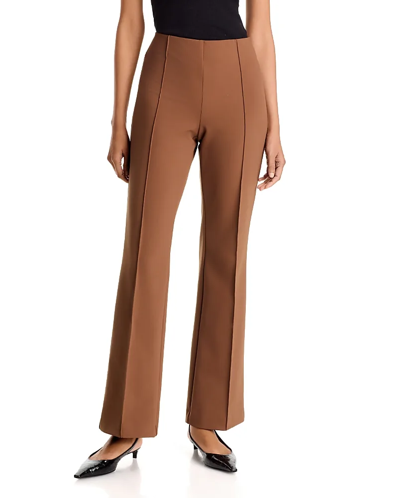 Lafayette 148 New York Acclaimed Stretch Gramercy Flared Slim Pants