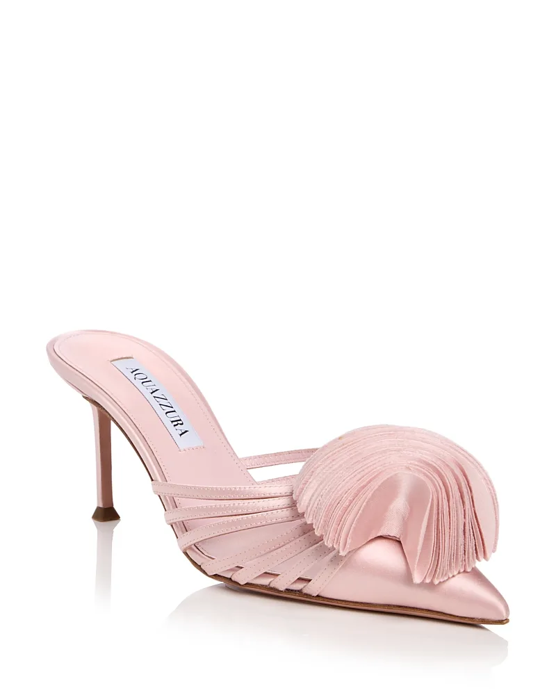 Wild Bloom Mule Pumps by Aquazzura