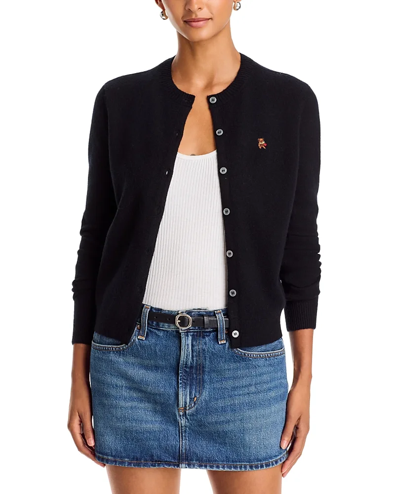 June Relaxed Crewneck Cardigan by Guizio