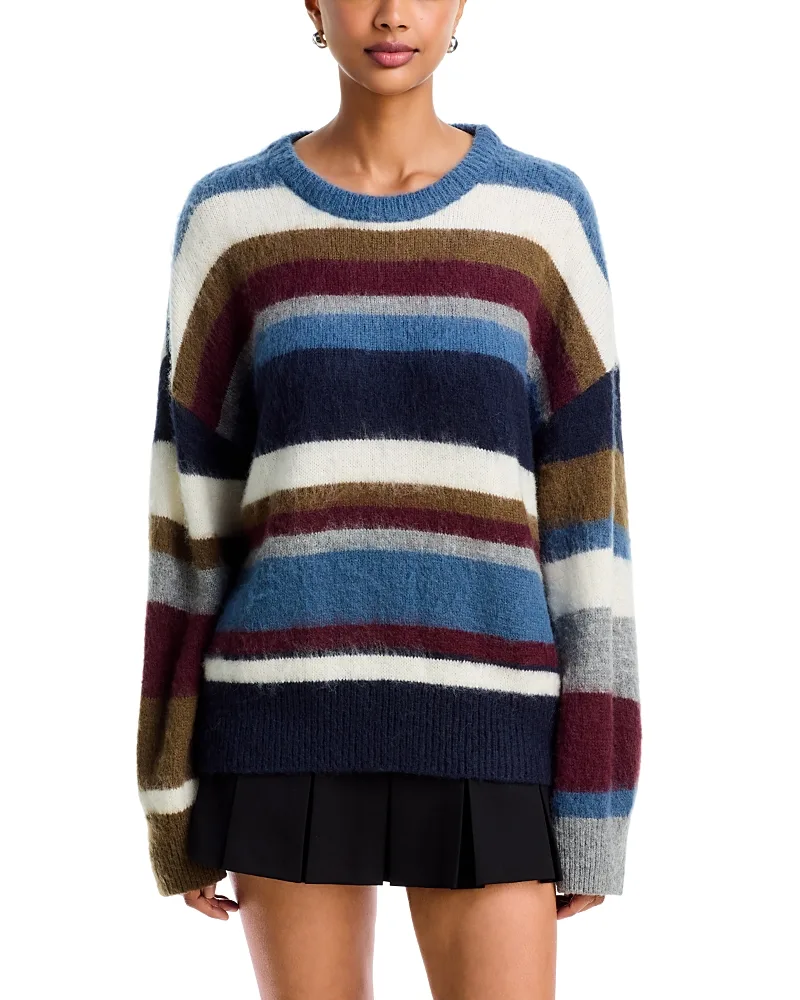 Danielle Guizio Hawley Oversized Brushed Knit Sweater