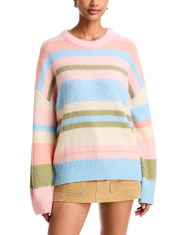 Danielle Guizio Hawley Oversized Brushed Knit Sweater