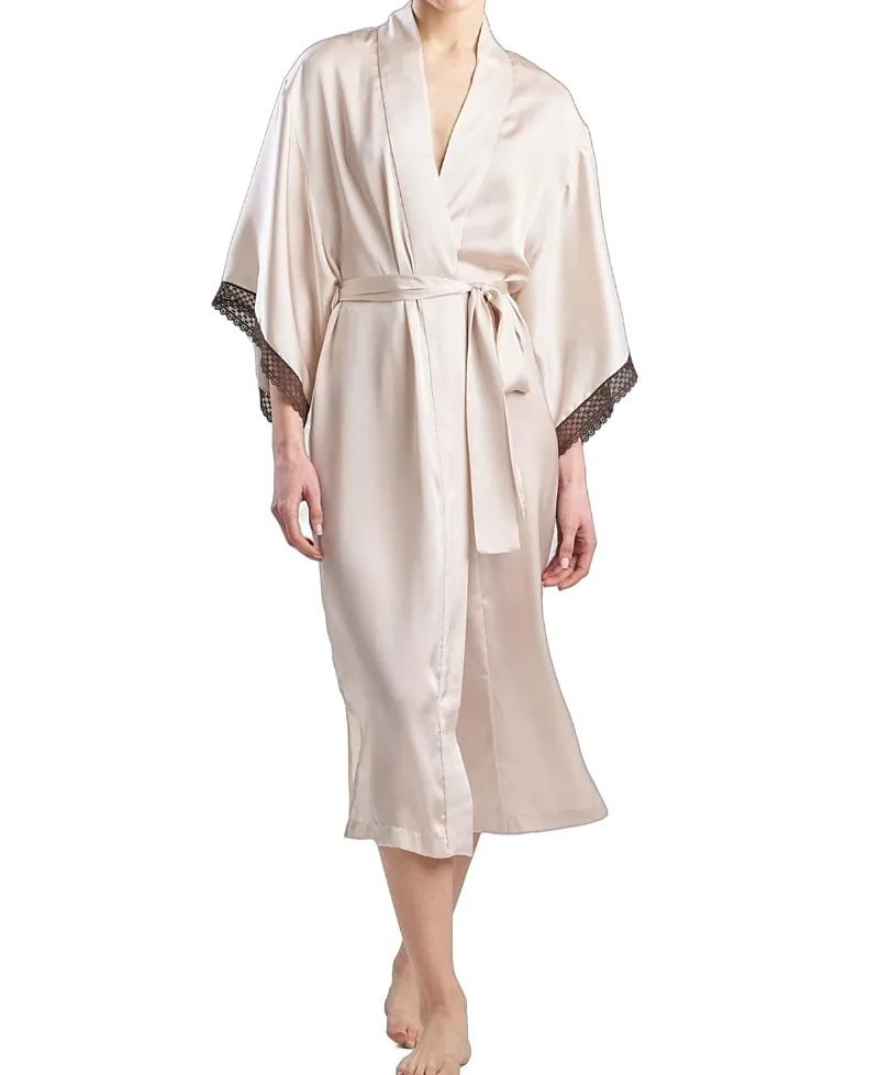 Edit Ashley Icon Robe with Lace by Natori