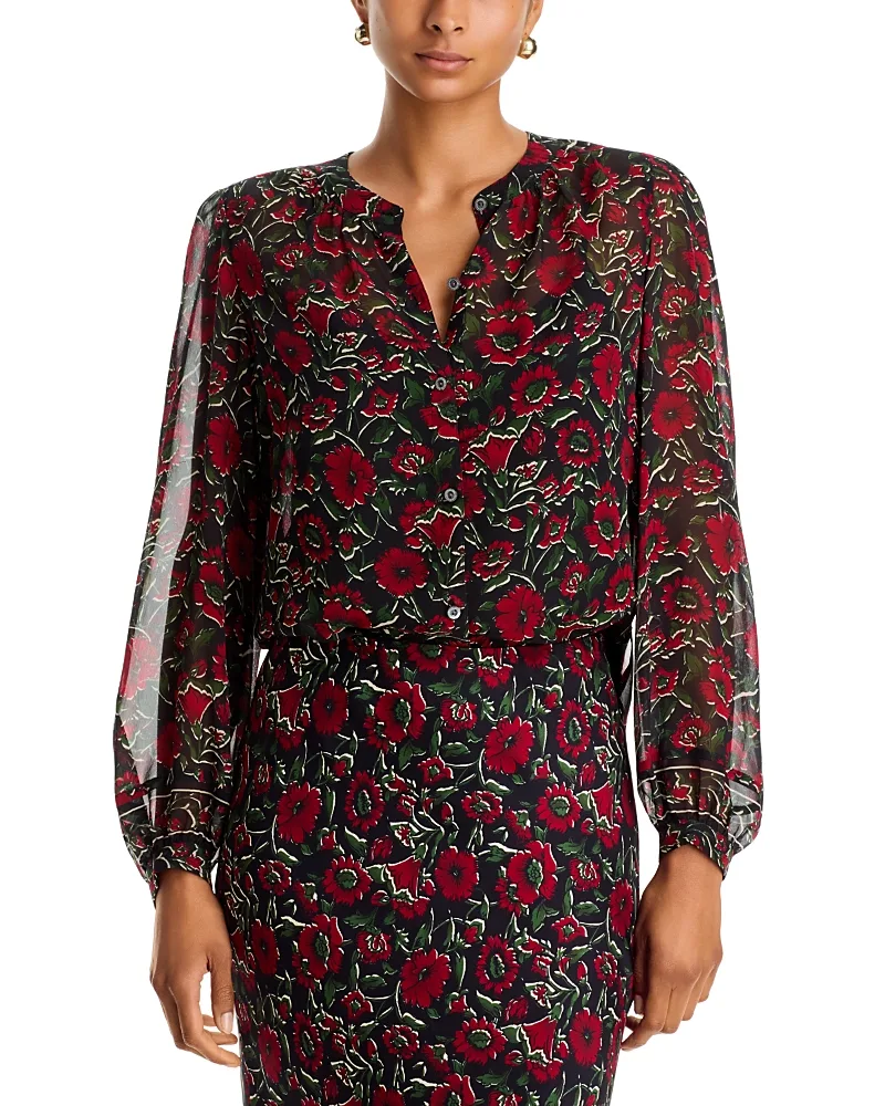 Ashlynn Silk Blouse by Veronica Beard
