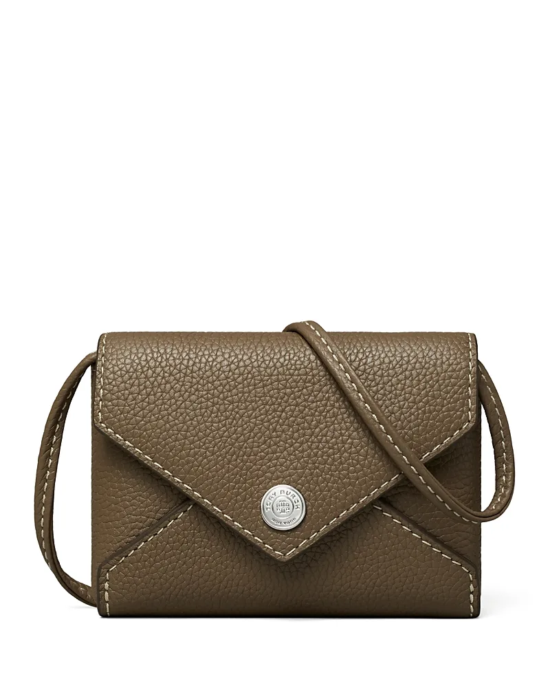 Leather Crossbody Card Case by Tory Burch