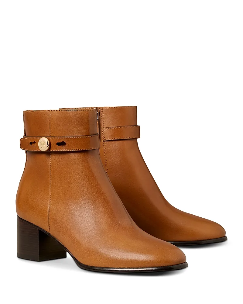 Romy Leather Ankle Boots by Tory Burch