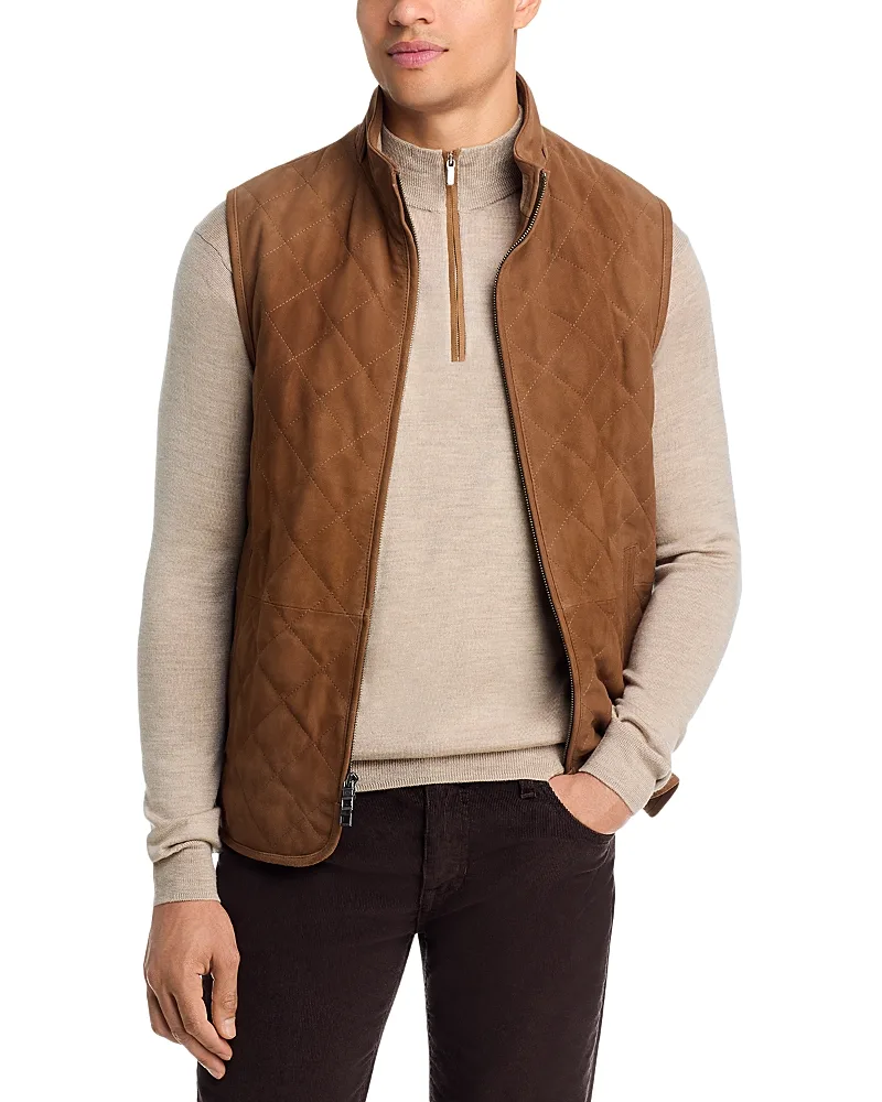 Essex Suede Vest by Peter Millar