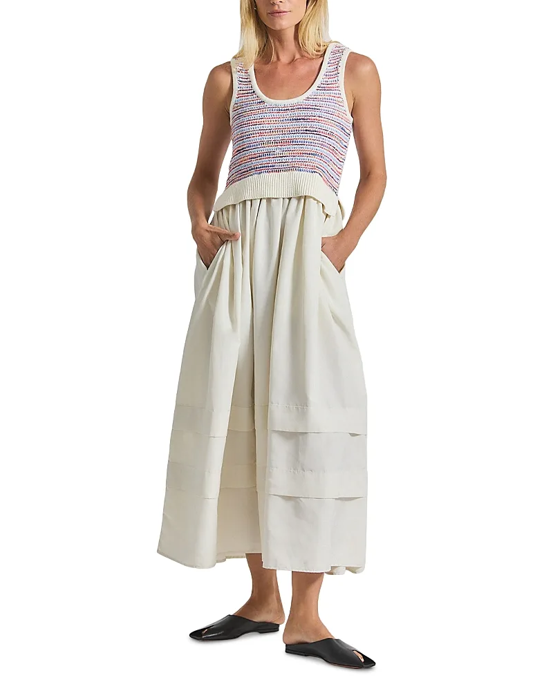 Loewel Mixed Media Dress by Derek Lam