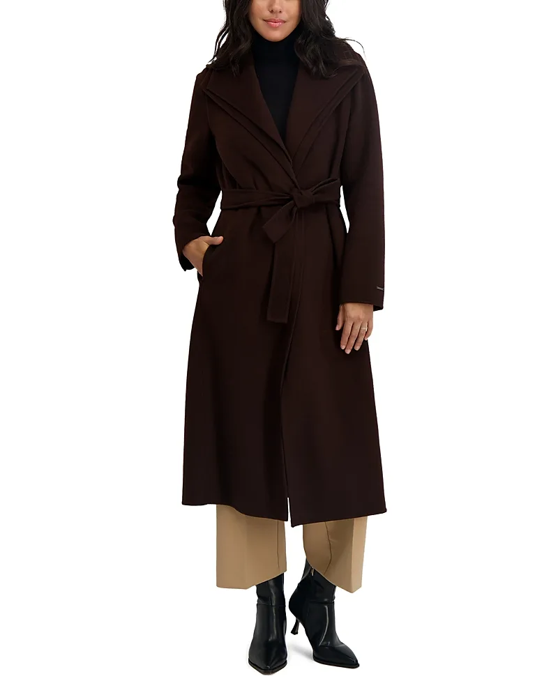 Elliot Double Layer Collar Coat by Tahari