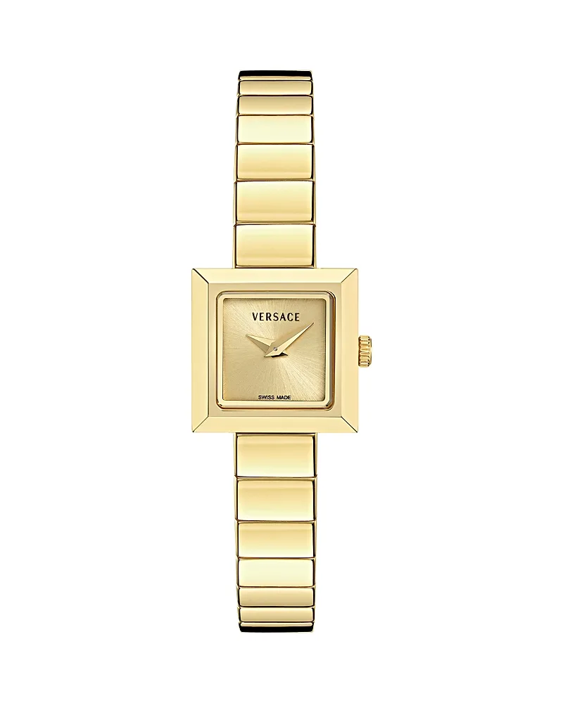 V-Square Bracelet Watch, 18mm x 18mm by Versace