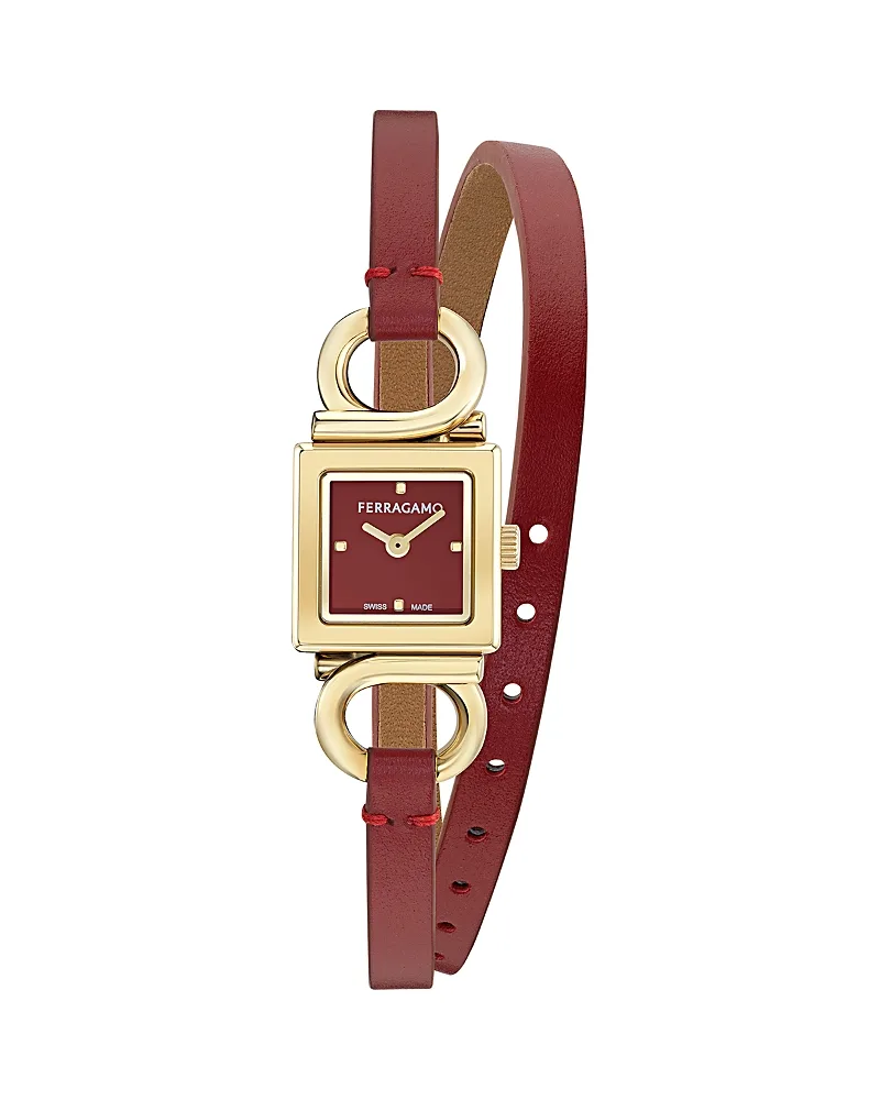 Gancio Evo Bangle Watch, 18mm by Ferragamo