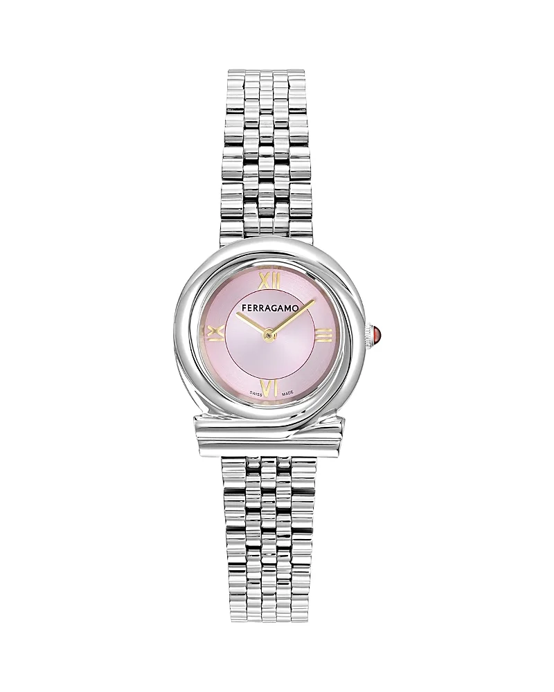 Gancini Twisted Bracelet Watch, 28mm by Ferragamo