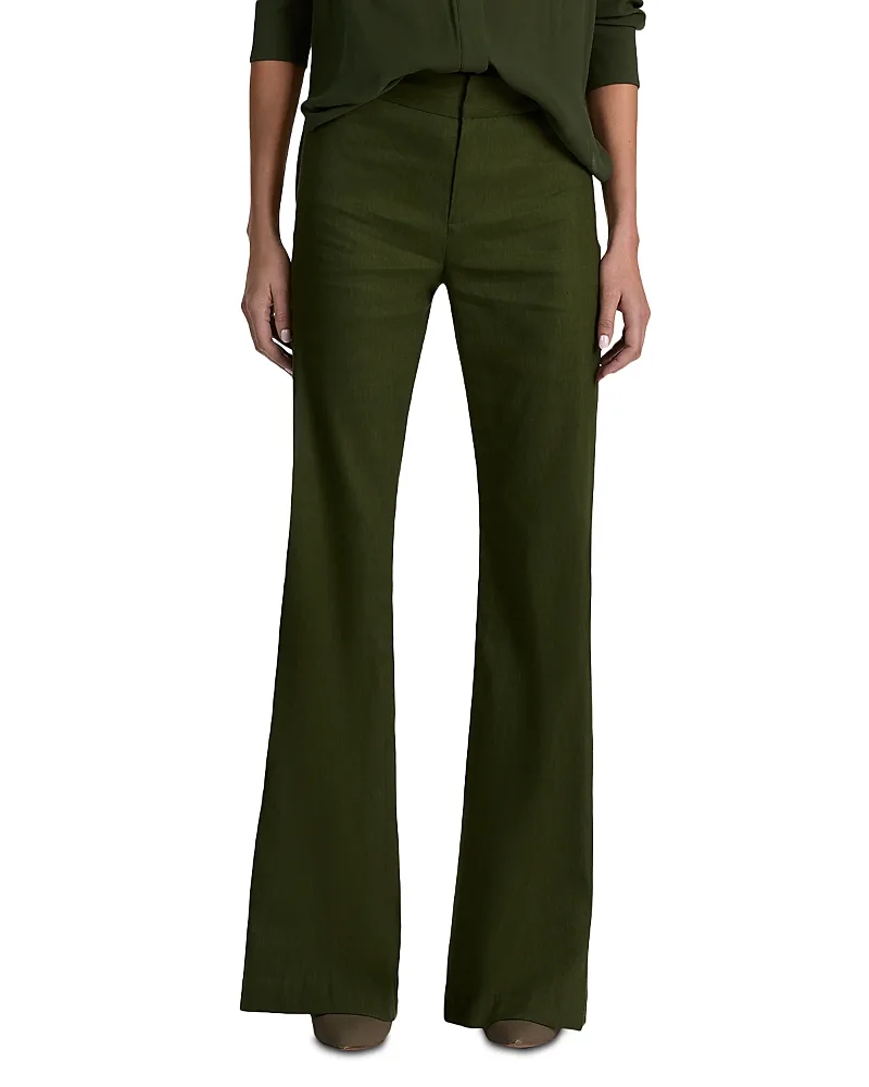Andrew Mid Rise Bootcut Slim Pants by Alice And Olivia