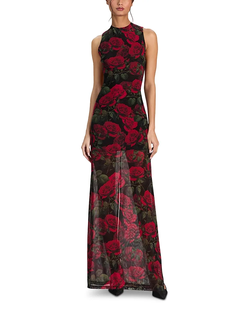 Delora Open Back Maxi Dress by Alice And Olivia