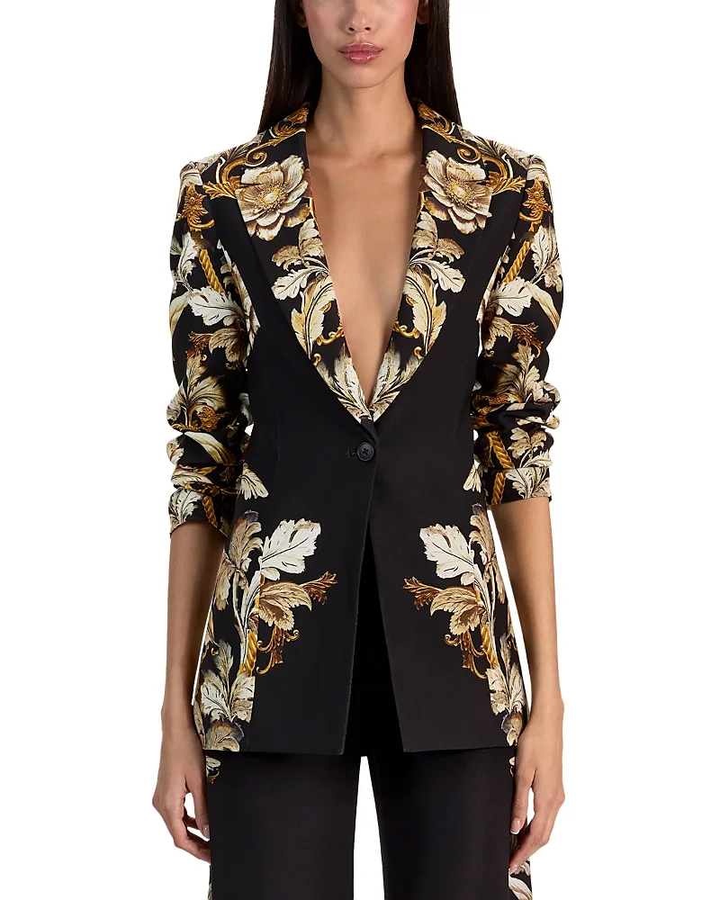 Shae Fitted One Button Blazer by Alice And Olivia