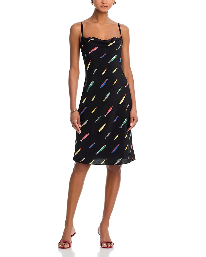 Evangeline Silk Dress by STAUD