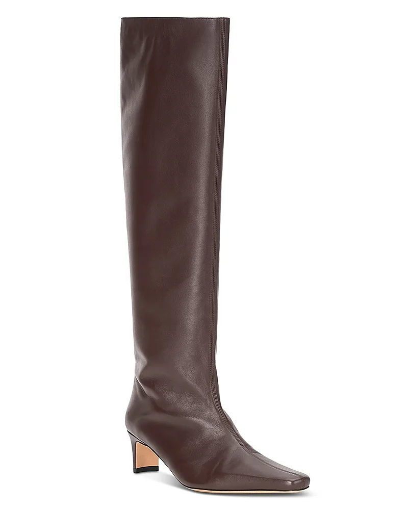 Wally Leather Tall Boots by STAUD