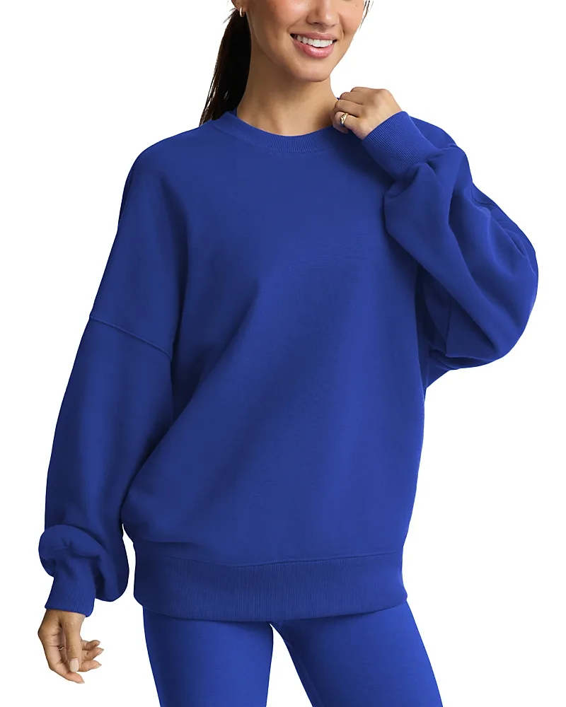 Luxe Fleece Crewneck Sweatshirt by Beyond Yoga