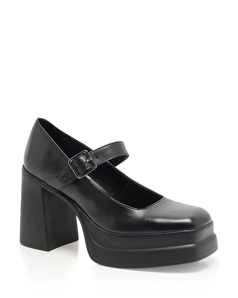 Marais Leather Mary Jane Pumps by Free People