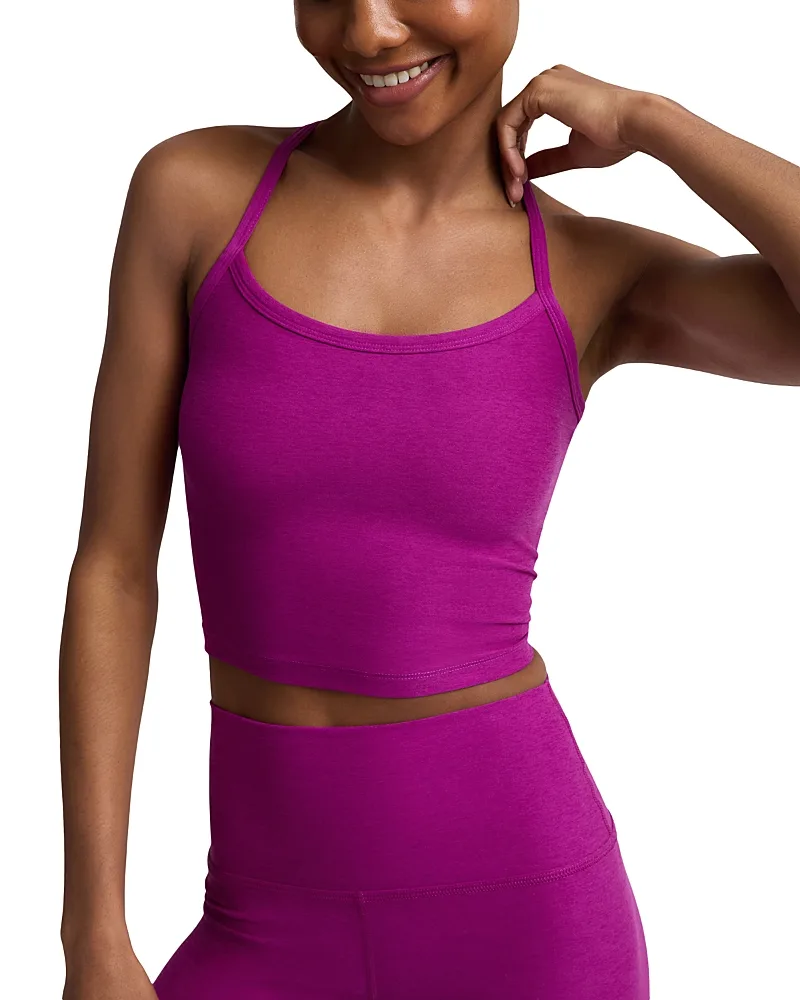 Spacedye Slim Racerback Cropped Tank by Beyond Yoga