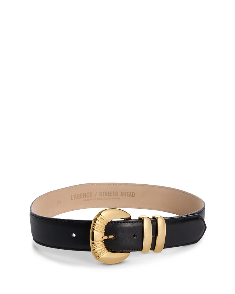 Yarros Western Leather Belt by L'AGENCE