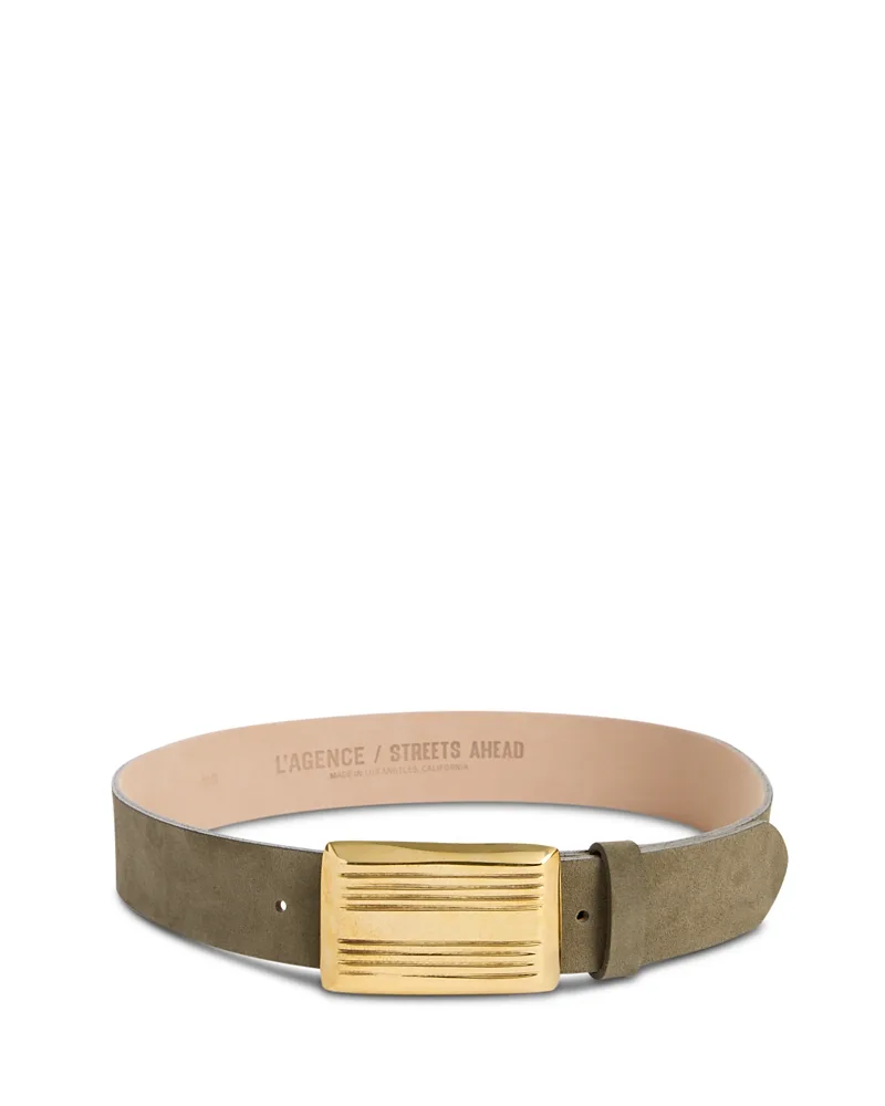 Cebo Suede Belt by L'AGENCE