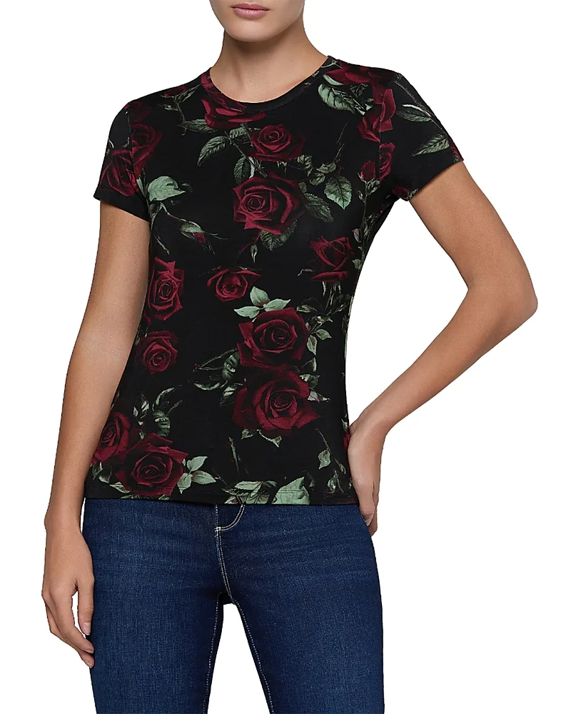 Ressi Printed Crewneck Tee by L'AGENCE