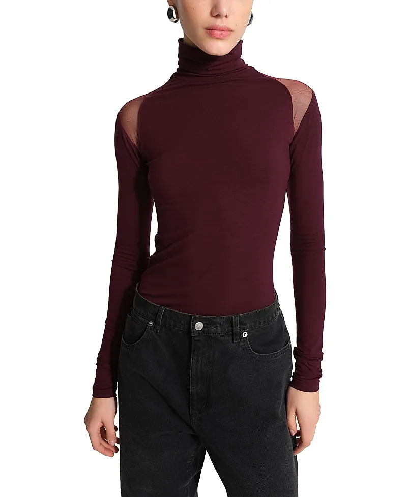 Maria Turtleneck Top by Marcella