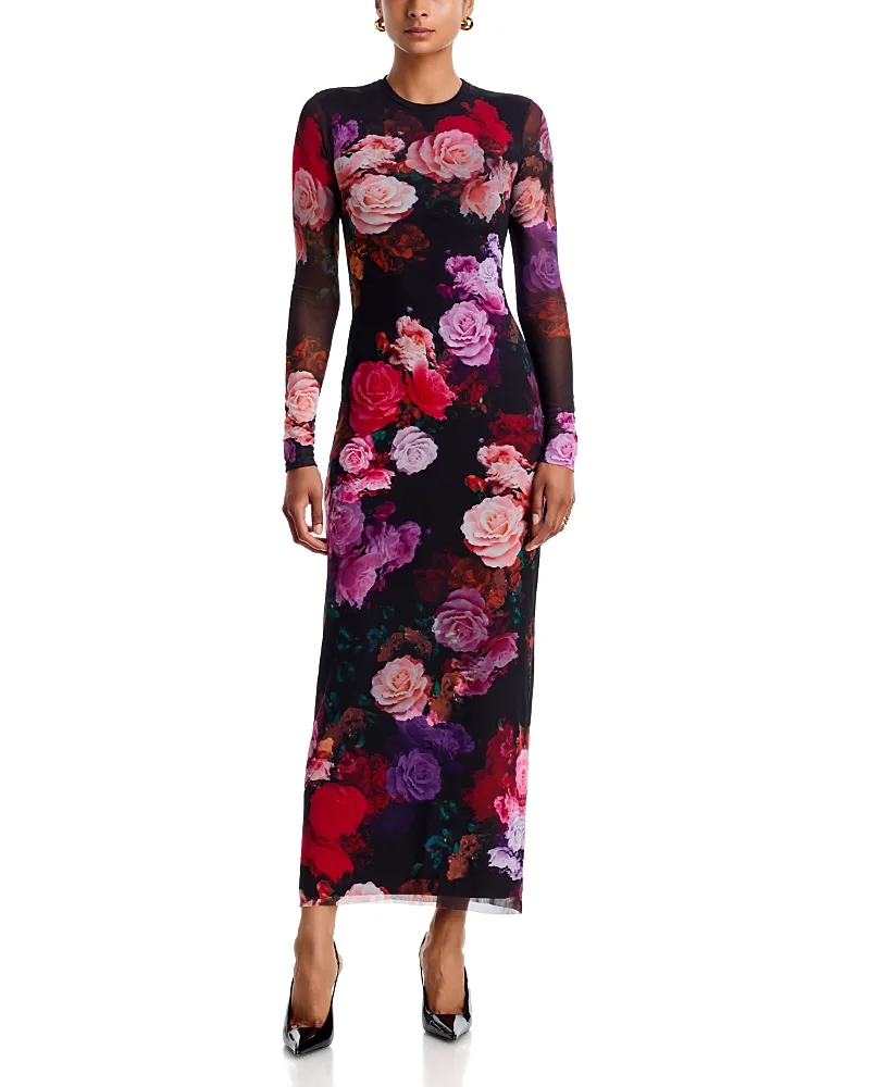 Didi Long Sleeve Maxi Dress by Afrm