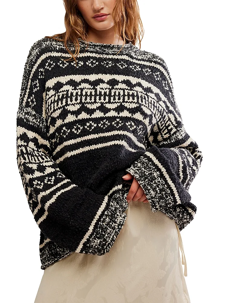 Dani Printed Sweater by Free People