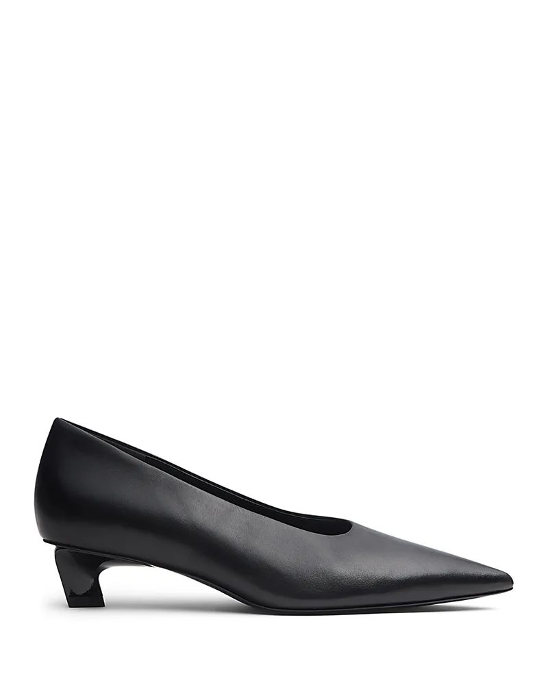 Paloma Patent Leather Kitten Heel Pumps