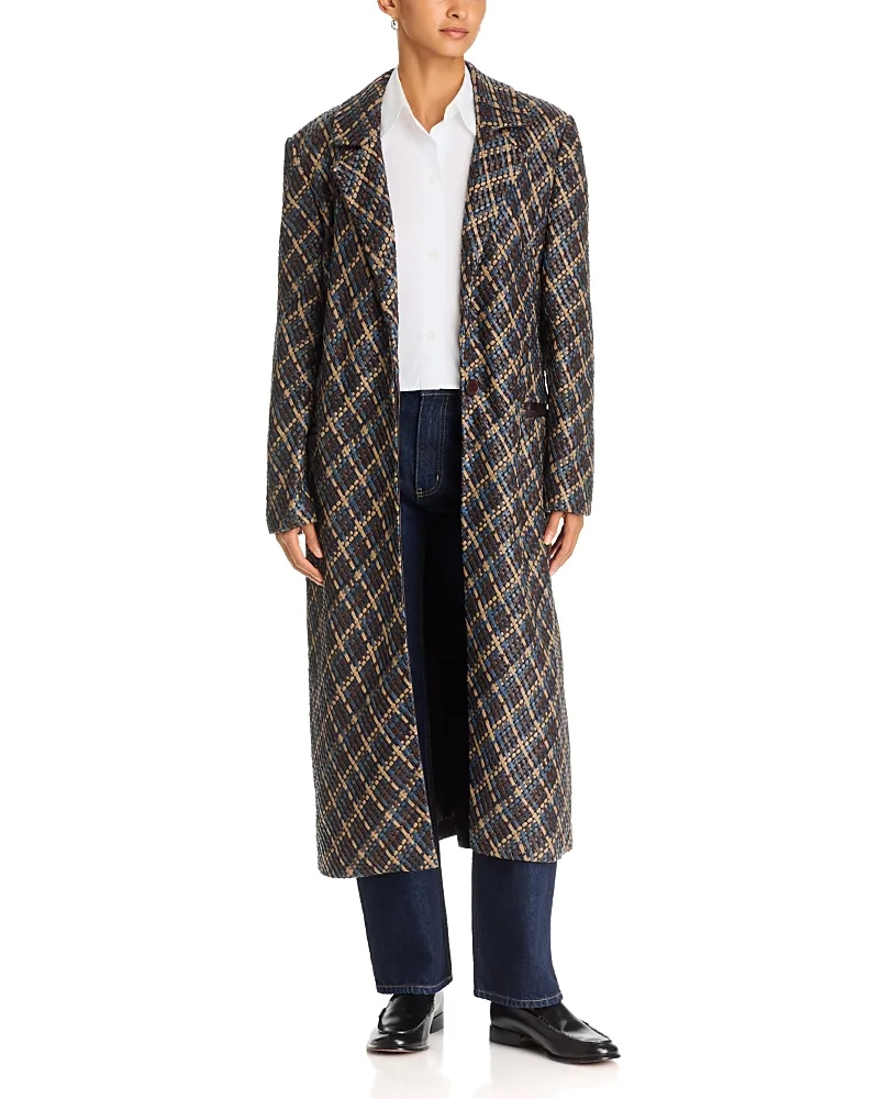 Crosshatch Leather Mattie Coat by Twp