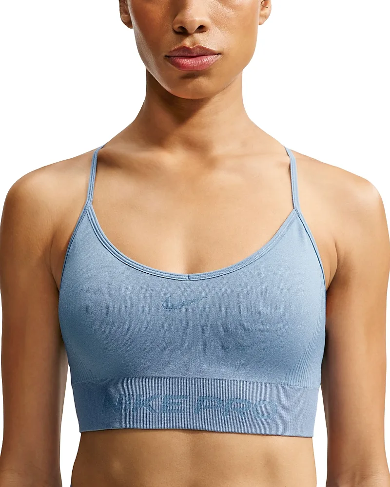 Pro Seamless Light Support Padded Sports Bra by Nike