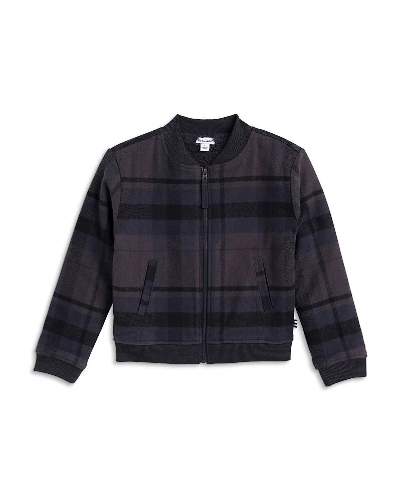 Flannel Plaid Fleece Jacket by Splendid