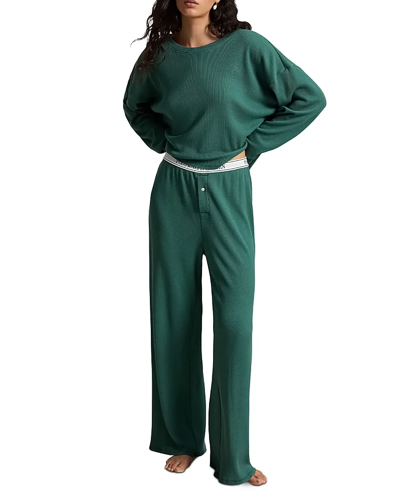 Waffle Pajama Set by Polo Ralph Lauren