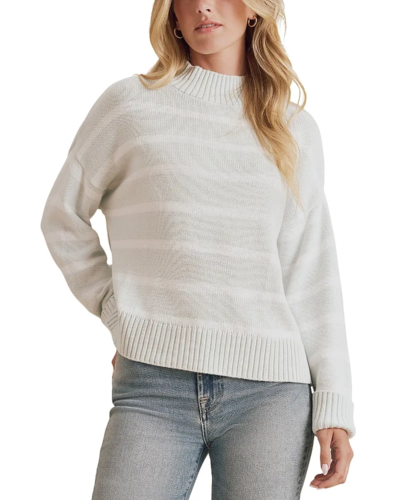 Nora Stripe Turtleneck Sweater by Splendid