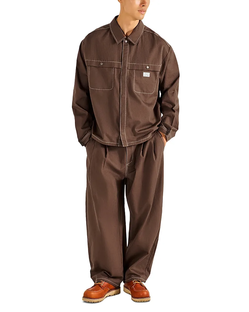 Station Cotton Pocket Shirt by Malbon