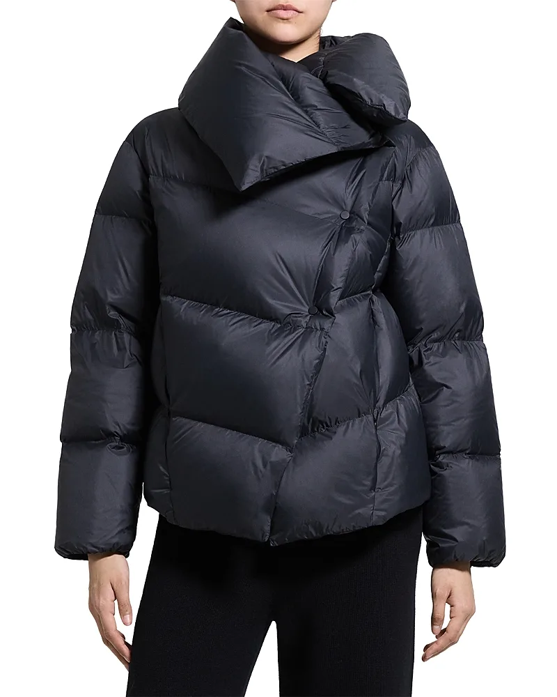 Asymmetric Down Puffer Coat by Theory
