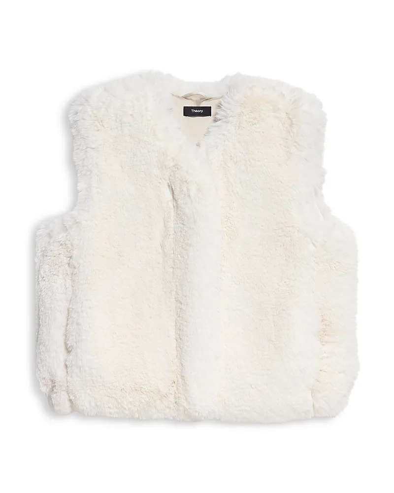 Faux Fur Vest by Theory