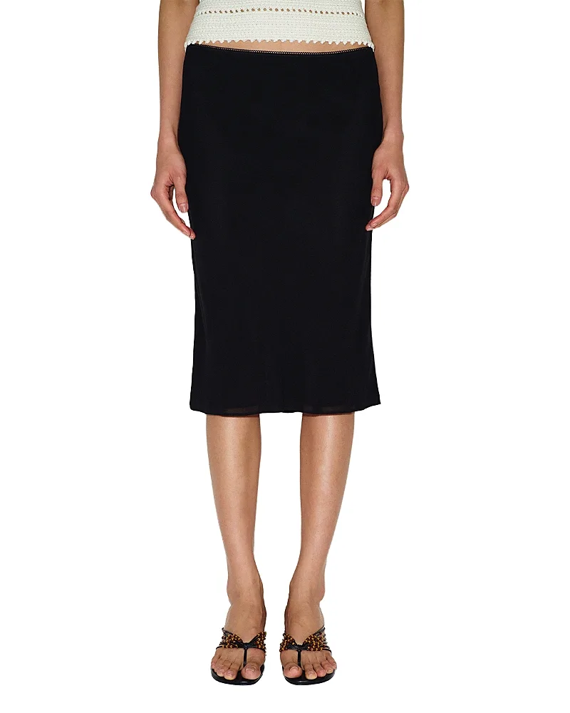 Layla Knee Length Skirt by Reformation