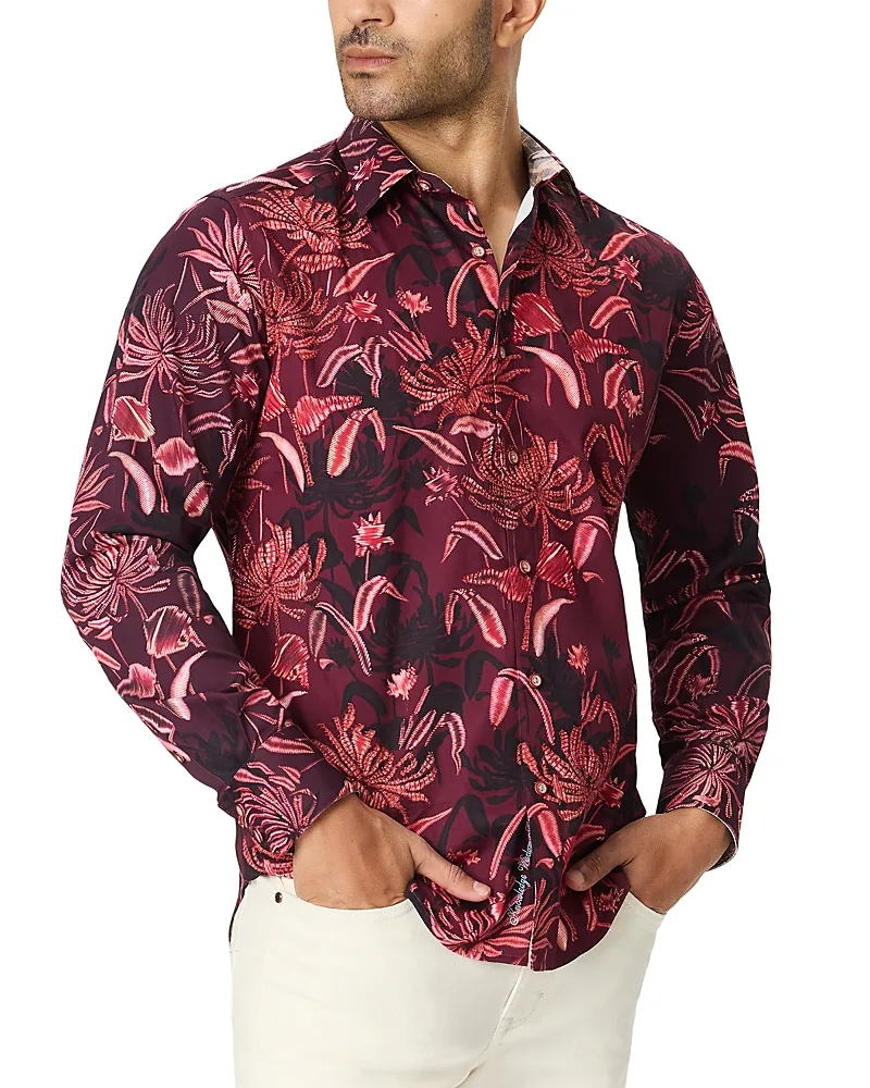 Elmwood Long Sleeve Cotton Shirt by Robert Graham