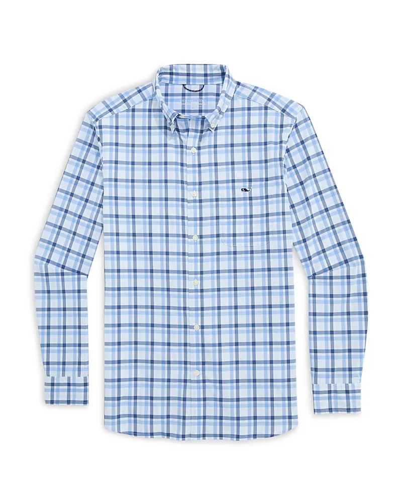 Featherweight Plaid Relaxed Button Down Shirt by Vineyard Vines