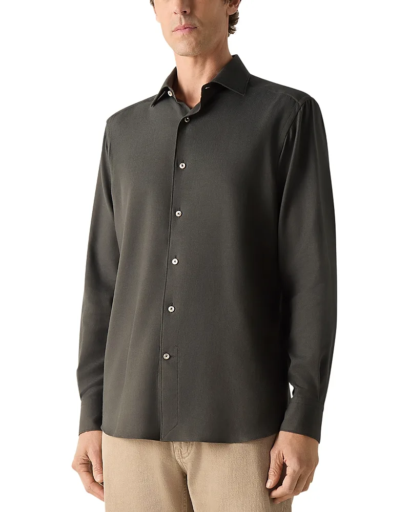 Cashco Cotton & Cashmere Shirt by Zegna