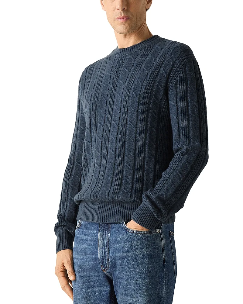 Oasi Cashmere Crewneck Sweater by Zegna